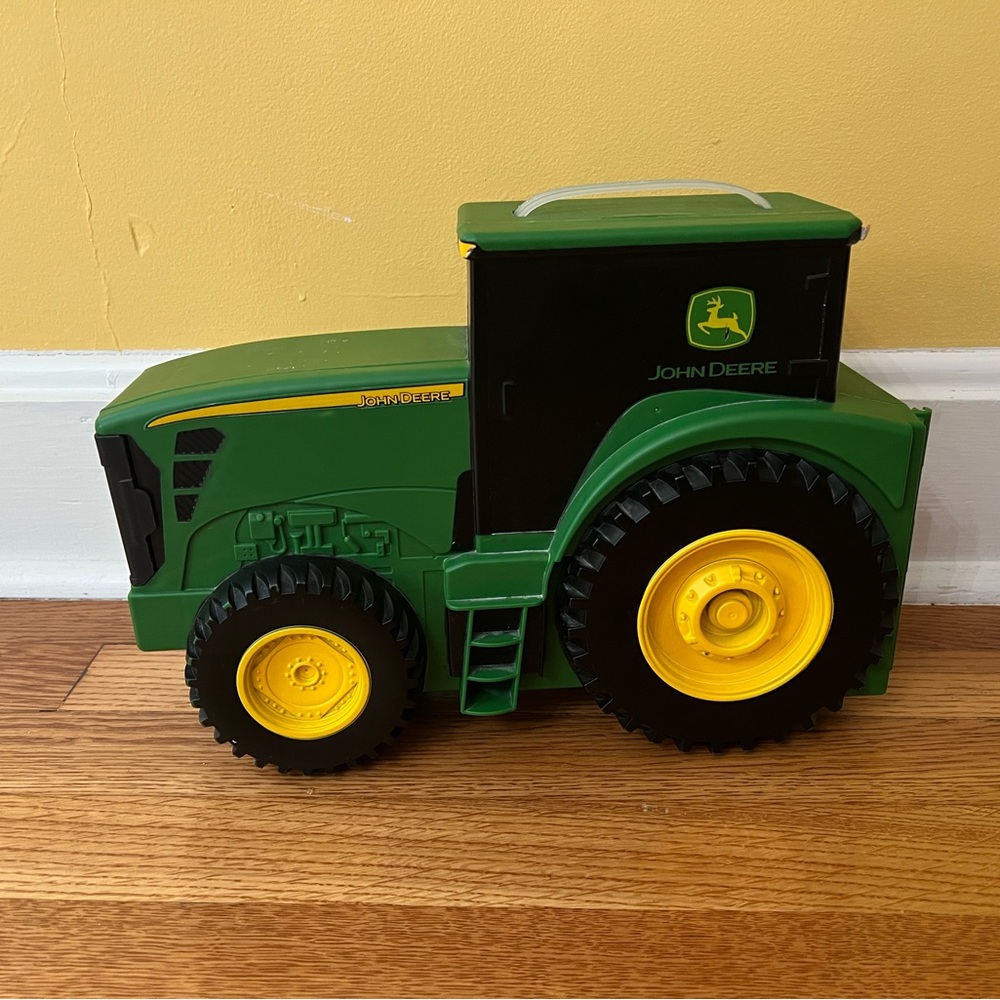John Deere Green and Yellow Kids Tractor storage container